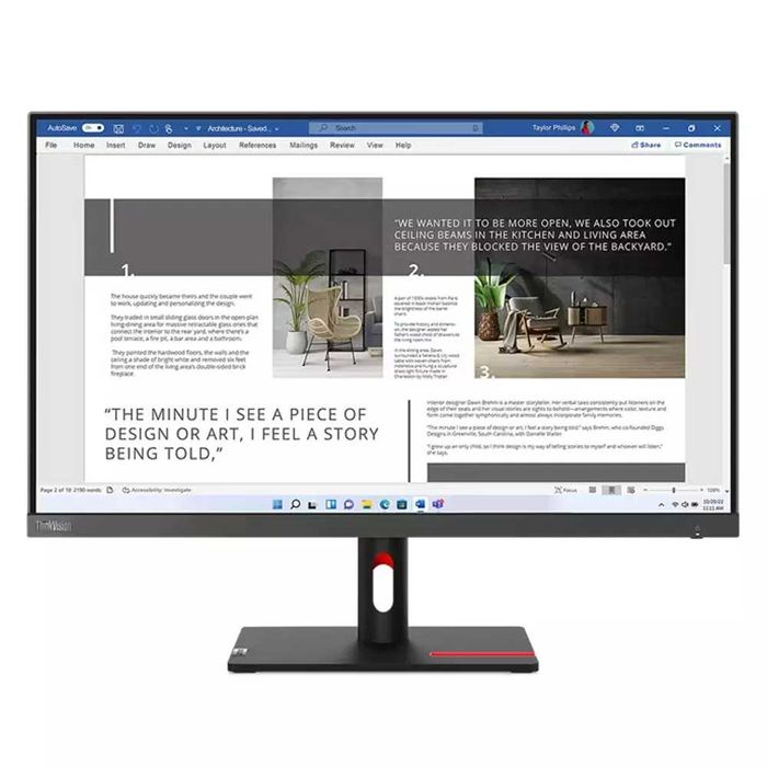 Монитор Lenovo ThinkVision S27i-30, 27"