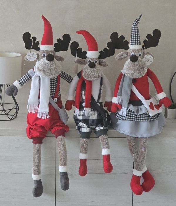 Коледни елени -изцяло ръчна изработка!