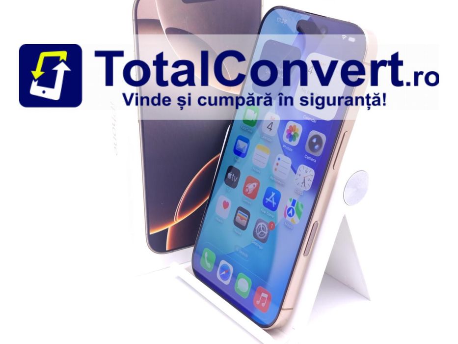 Apple iPhone 16 Pro 128GB Desert Ttanium, Garantie 24 luni | #D87357