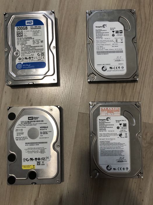 Hard Disk 160, 320, 500 GB3.5’ & 2.5’