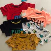 Нови! Детски/бебешки тениски внос от Англия 80 см