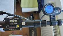 Trotinetă SpeedXman 9 impecabilă, anvelopă spate nouă + suport telefon