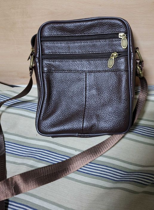 Мъжка чанта кафява