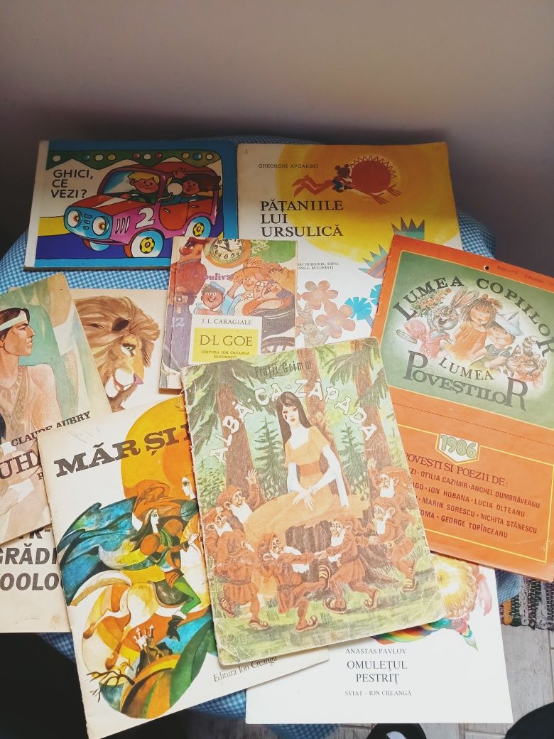 Cărți cărticele copii vechi,comunism,Mica maimuțică,Ali-baba,Goe,etc