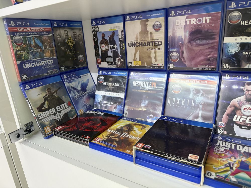 Игры для PlayStation 4 диски ps 4 пс 4 в оригинале много дисков