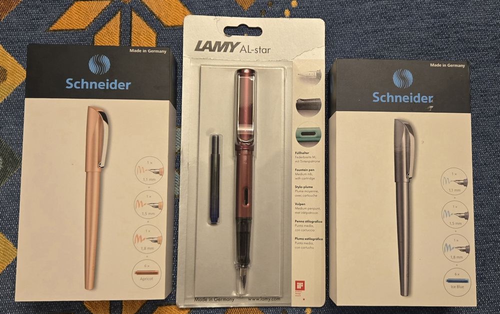 Stilouri LAMY All star si Schneidersi Safari