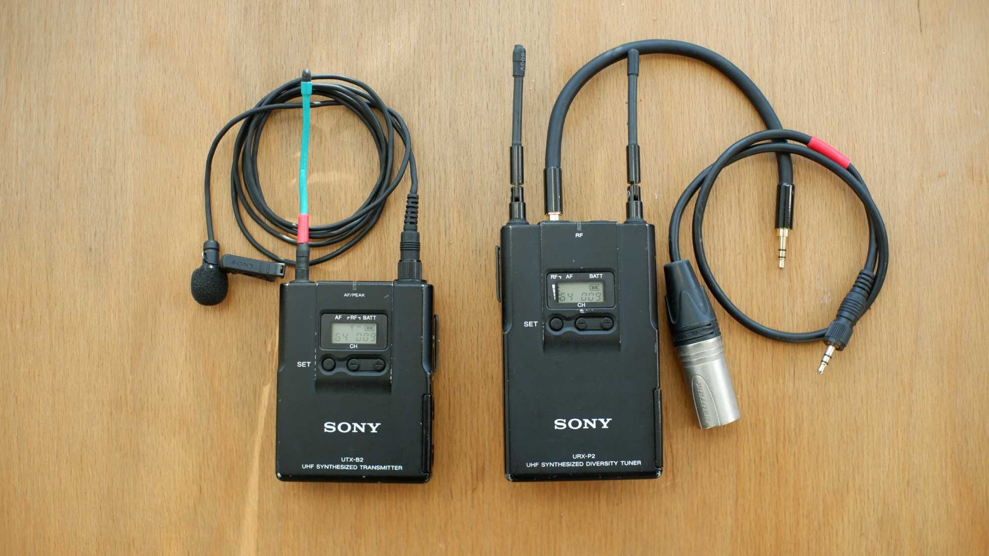Безжична система Sony UTX-B2 + URX-P2 + ECM-V1BMP