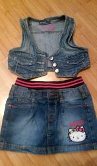 set jeans fetite 3-4 ani