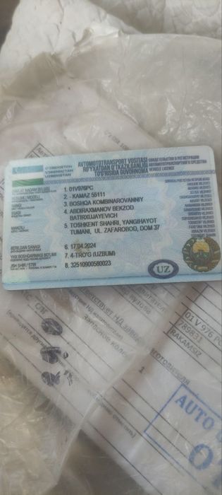 Kamaz sotiladi xolati yaxshi