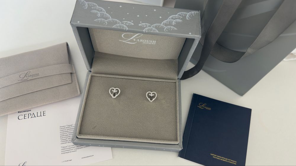 Продаю классные сережки бренда Laroush Jewerly. Серебро 925.