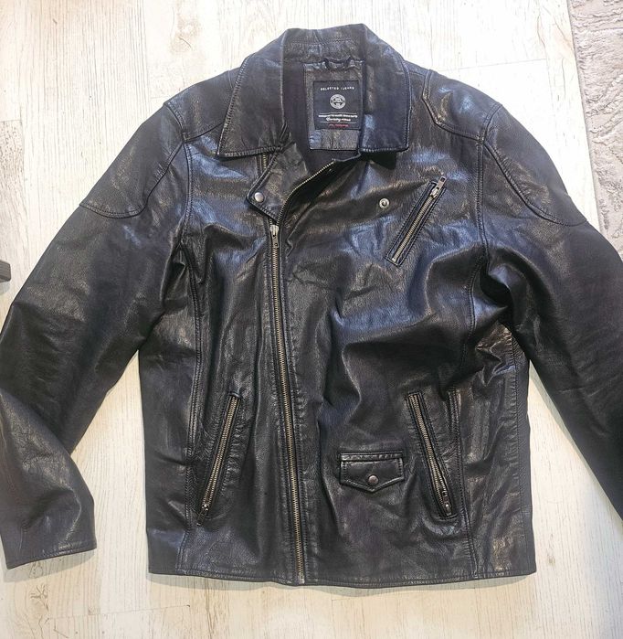 Мъжко яке , естествена кожа 
 LEATHER Jacket , размер L-XL