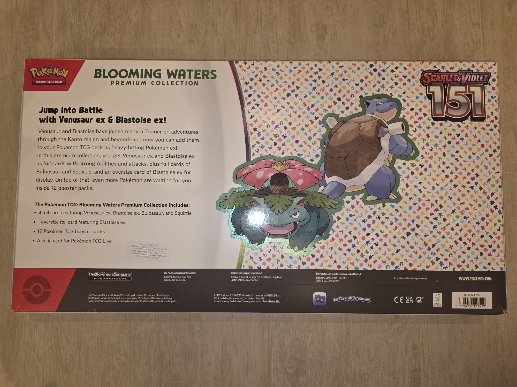 Pokémon Blooming Waters Premium Collection 151