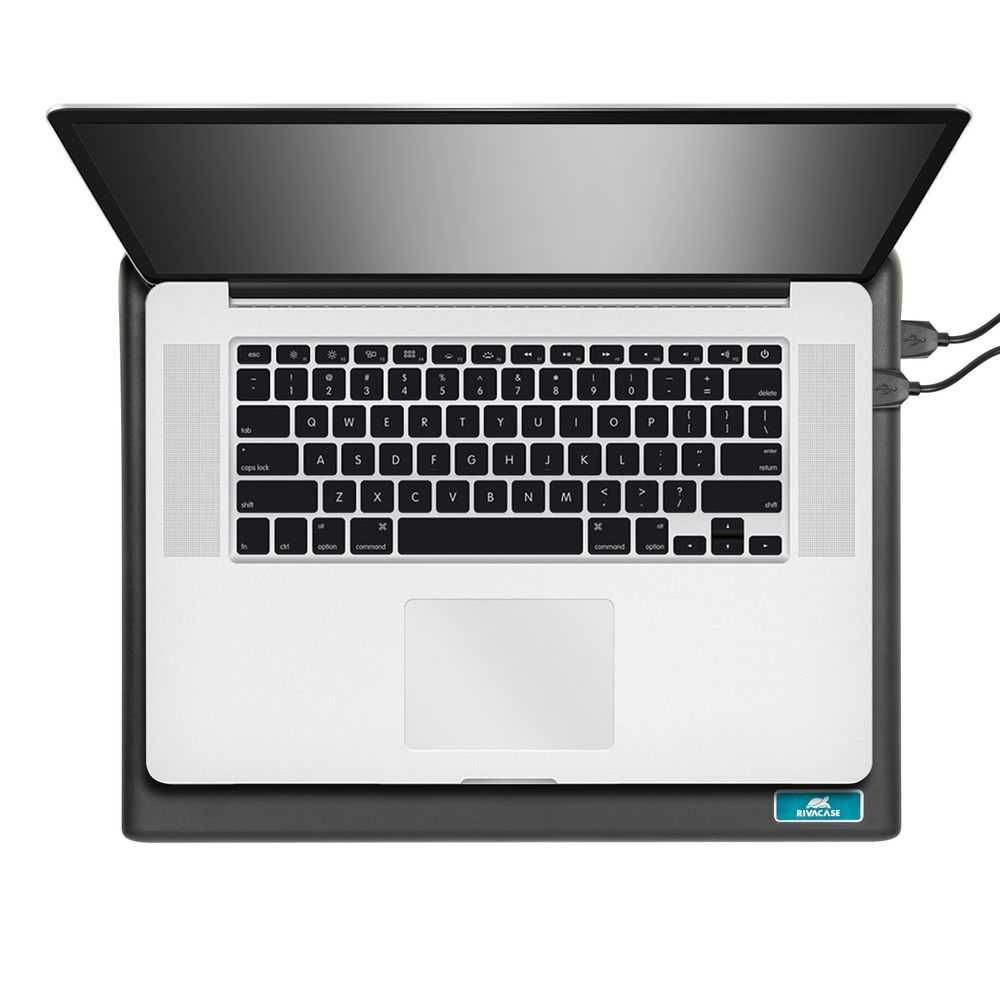 ^ Охлаждающая подставка для ноутбука RIVACASE 5557 black 17.3"