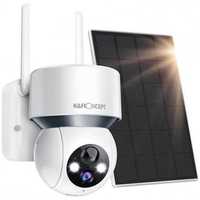 Соларна охранителна камера K&F Concept с нощно виждане и Wi-Fi
