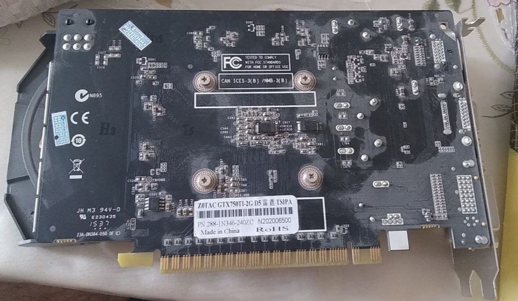 Zotac GTX 750TI 2GB DDR5
