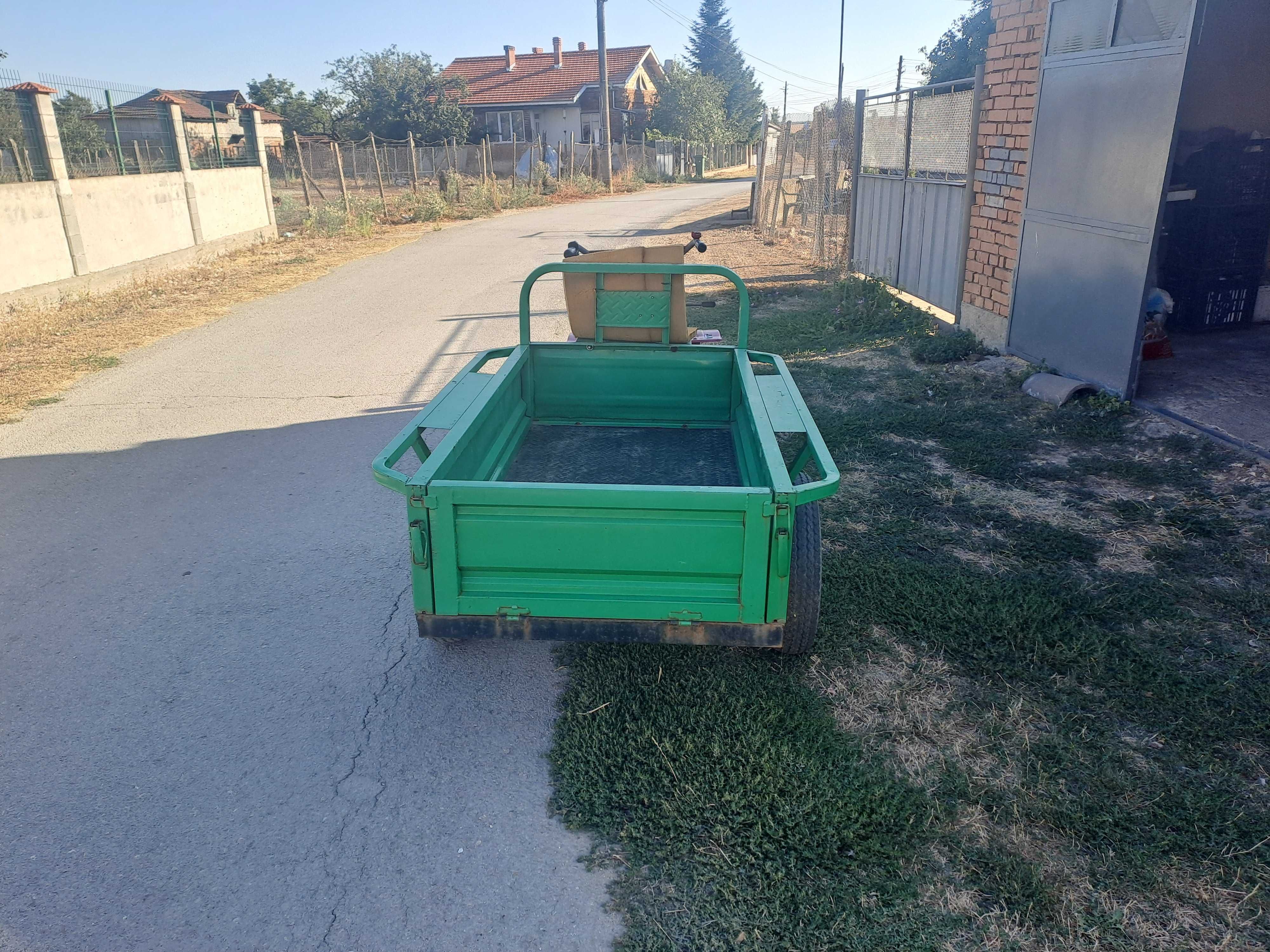 Мотофреза с ремарке и косачка