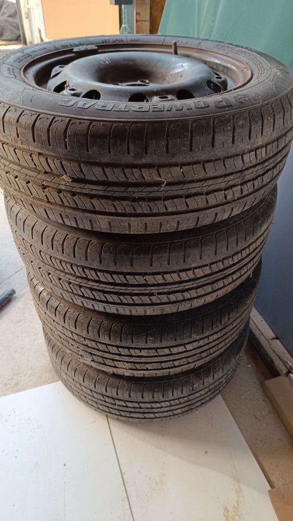 Jante 5x100 15 cu anvelope 185/60R15 M+S