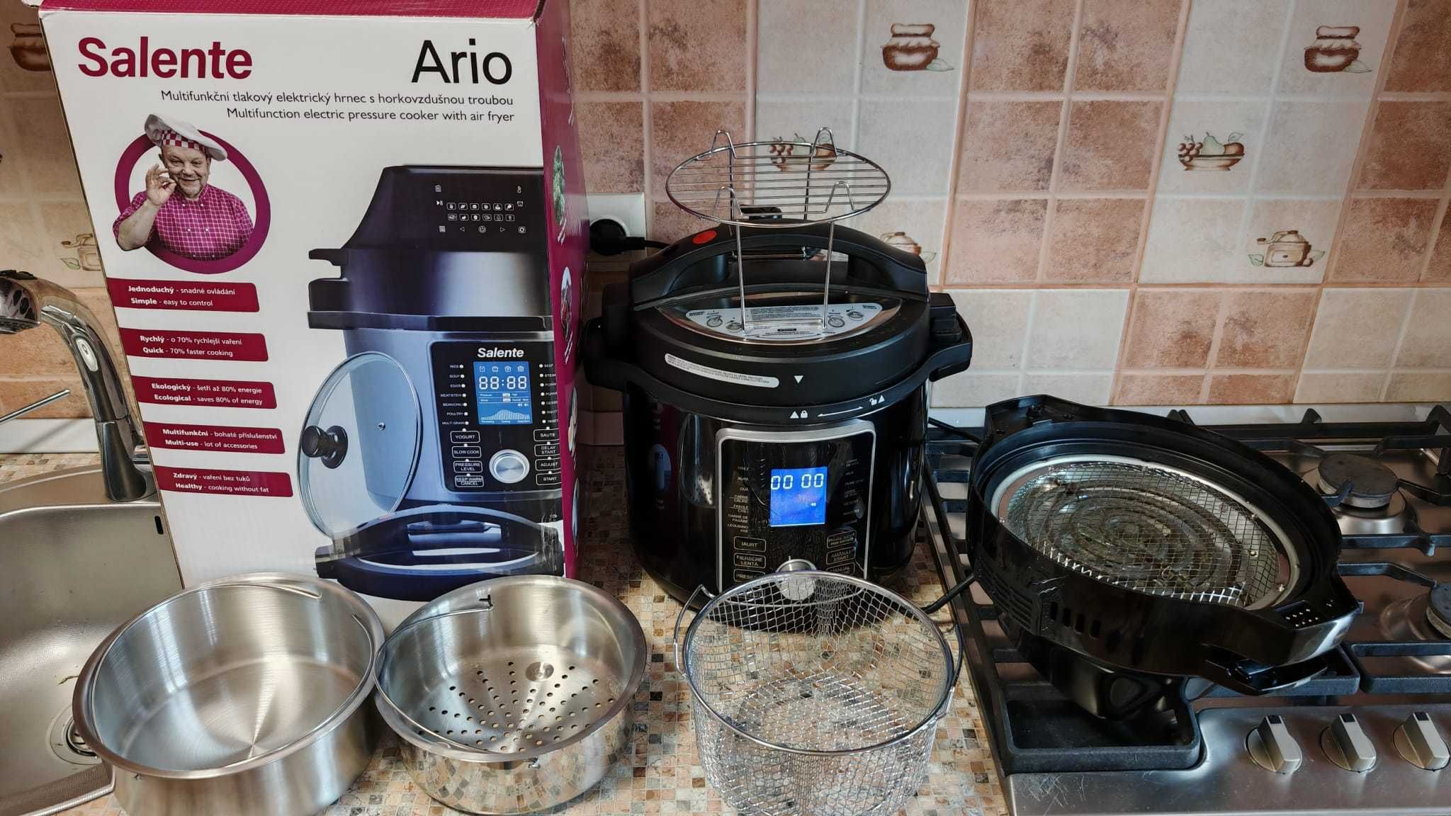 Multicooker si friteuza cu aer cald, 6 litri, model SALENTE Ario