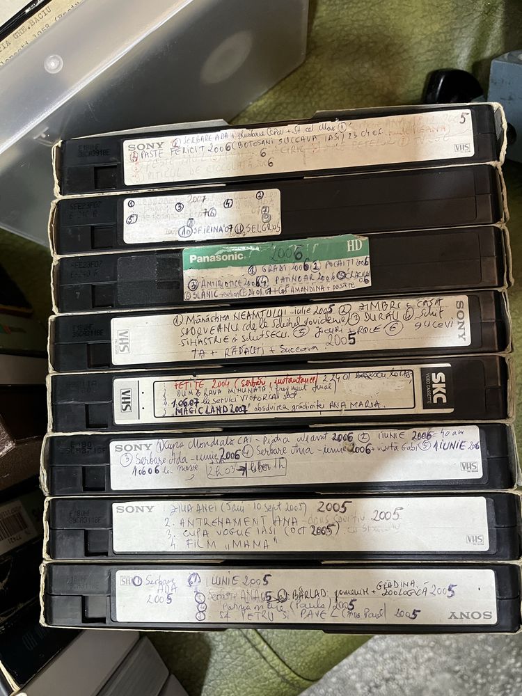 Casete video emisiuni tv, nunți, petreceri, filme