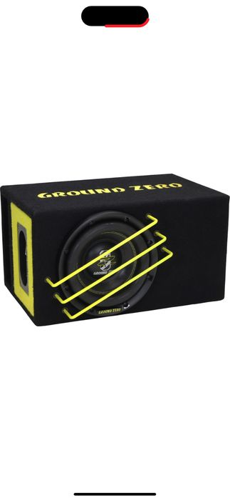 Vand swbofer  ground zero 3000w si aplificator 1800 w monobloc