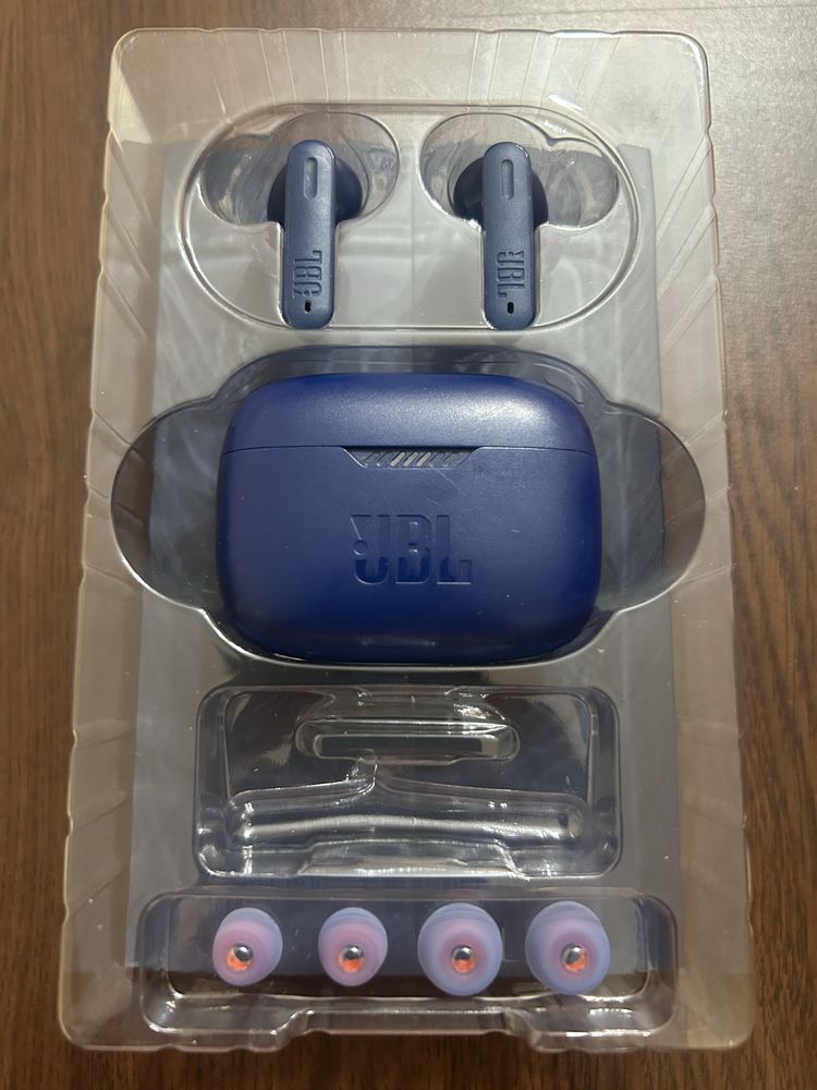 Безжични слушалки JBL - Tune Flex, TWS, ANC, сини