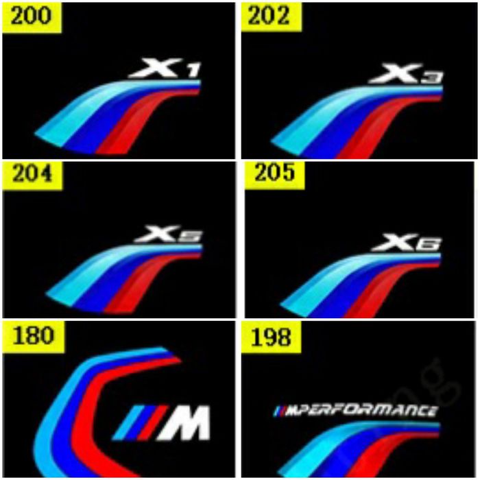 Proiector holograma logo Bmw M usa portiera set 2 buc.