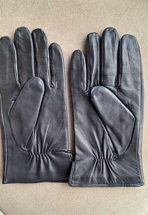 Перчатки Eleganza мужские новые из натуральной кожи. Размер - 9.