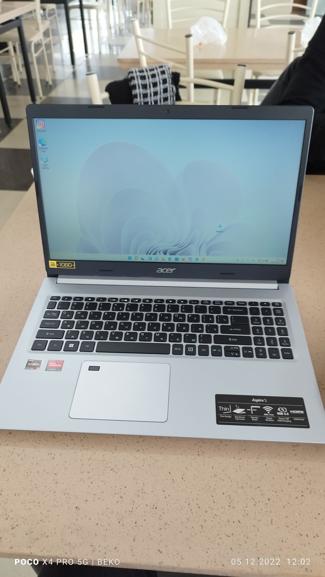 ноутбук leptab acer A515 16/512 ssd