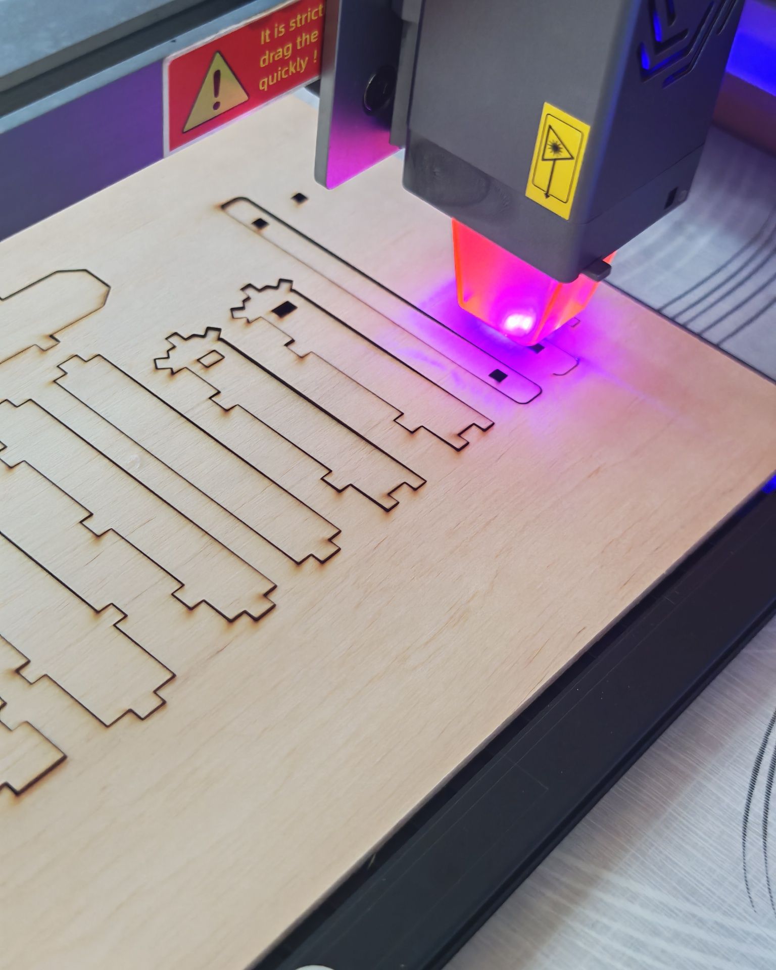 Ortur Laser Master 3+Компресор+Платформа+Шперплат+LightBurn