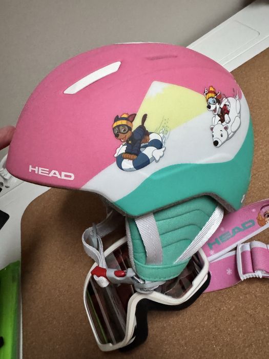 Cască si ochelari HEAD ski copii fete