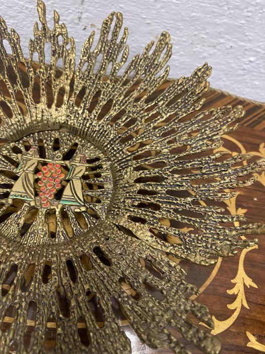 Еврейска фруктиера от масивен месинг