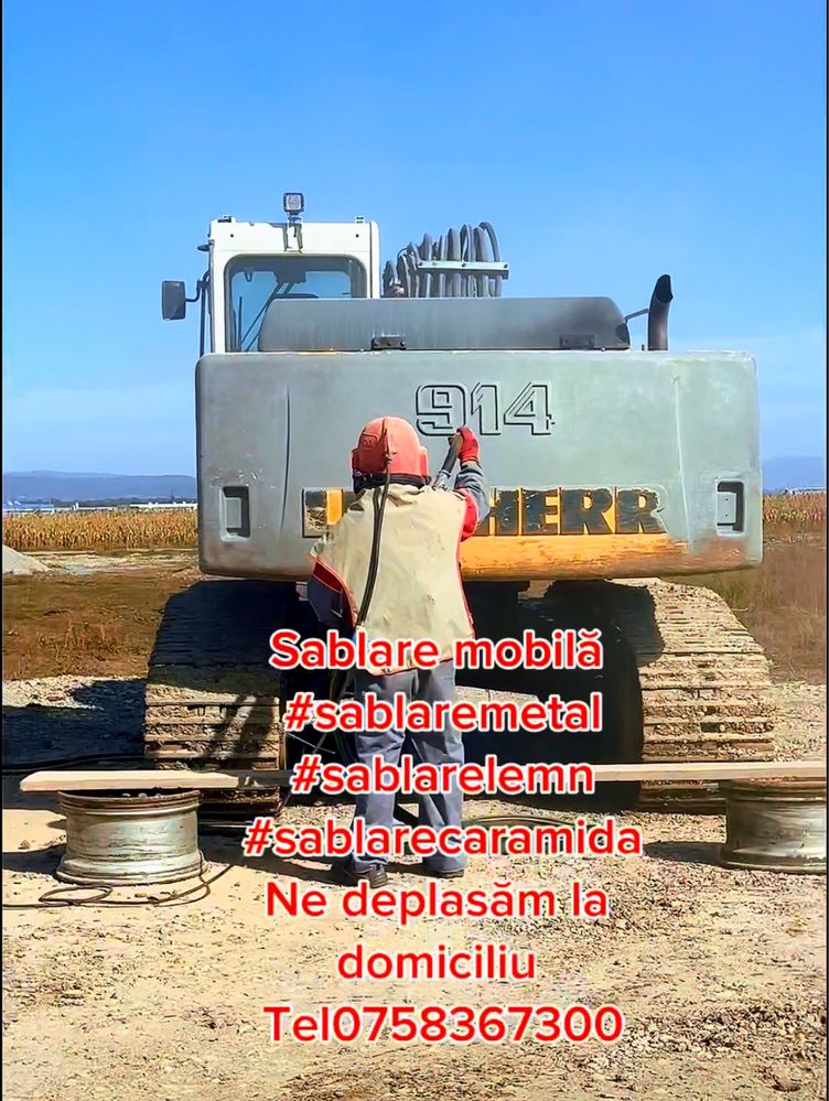 Sablare industriala! Sablare cu echipament Mobil!