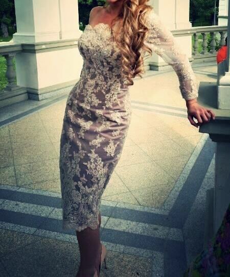 Rochie elegantă (cununie civilă) S-XS, Bien Savvy- Brasov