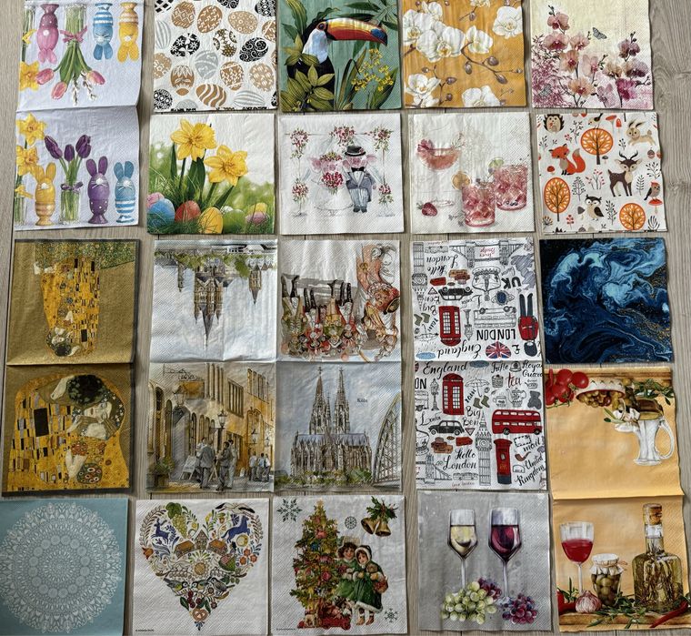 Салфетки за колекция и декупаж. НОВИ МОДЕЛИ