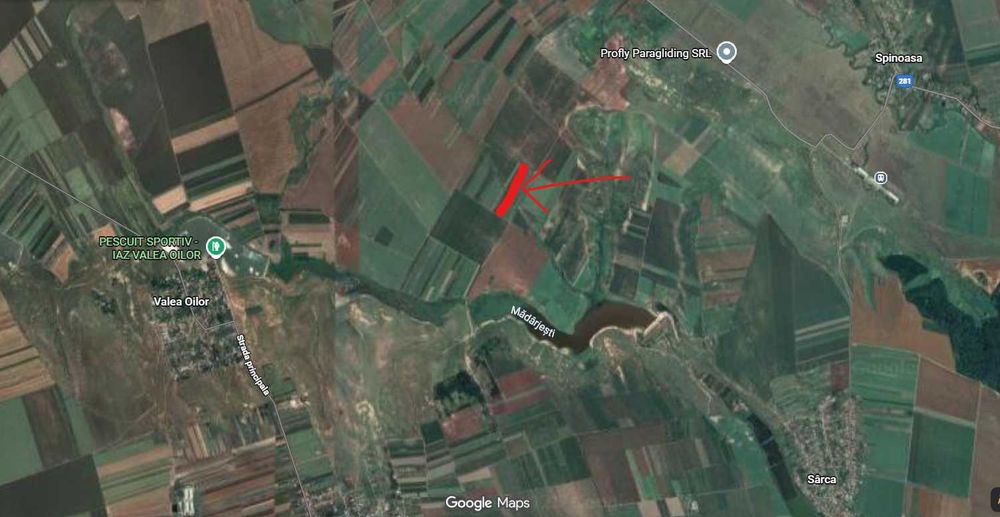 Teren extravilan 1,76 ha de vânzare – Bălțați, Iași (8.000 €/ha)