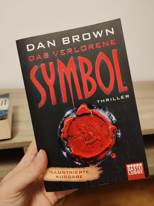 Set 3 cărți limba germană, ghid, Dan Brown Illuminatti Simbolul