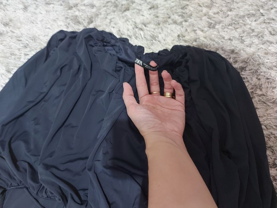 Rochita Zara sexy scurta deosebita XS/bufanta/noua