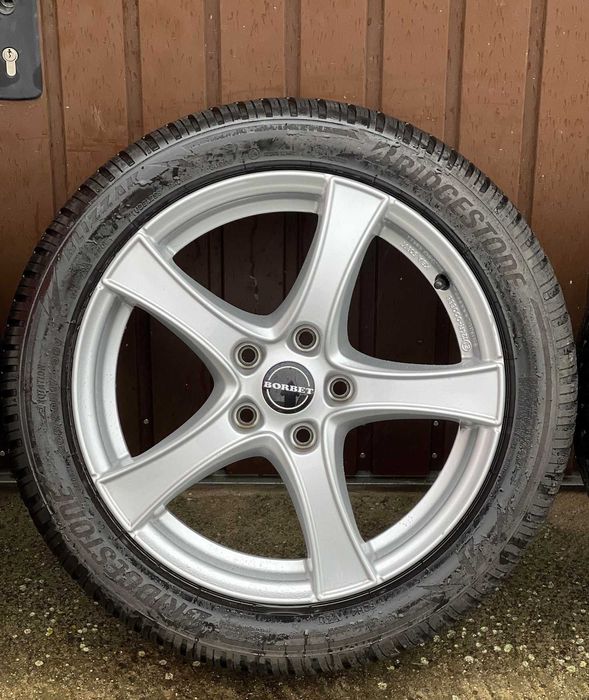 Jante aliaj Borbet F2 brilliant silver R17 Volkswagen, Skoda, Seat