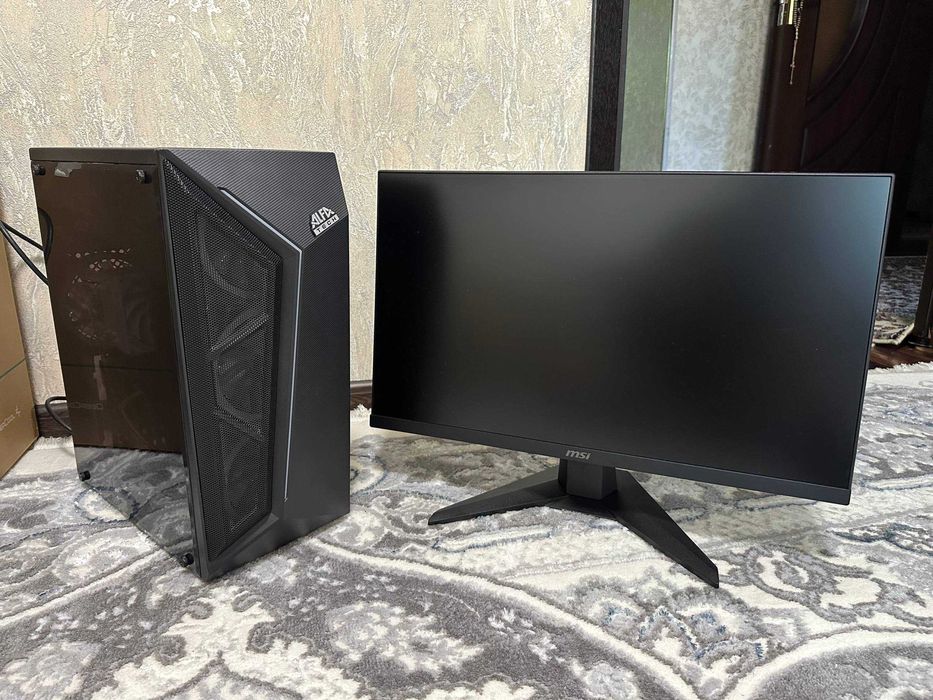 Продам свой игровой ПК RTX 3050 + игровой монитор MSI 200hz