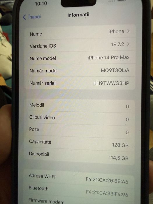 Vand Iphone 14 ProMax