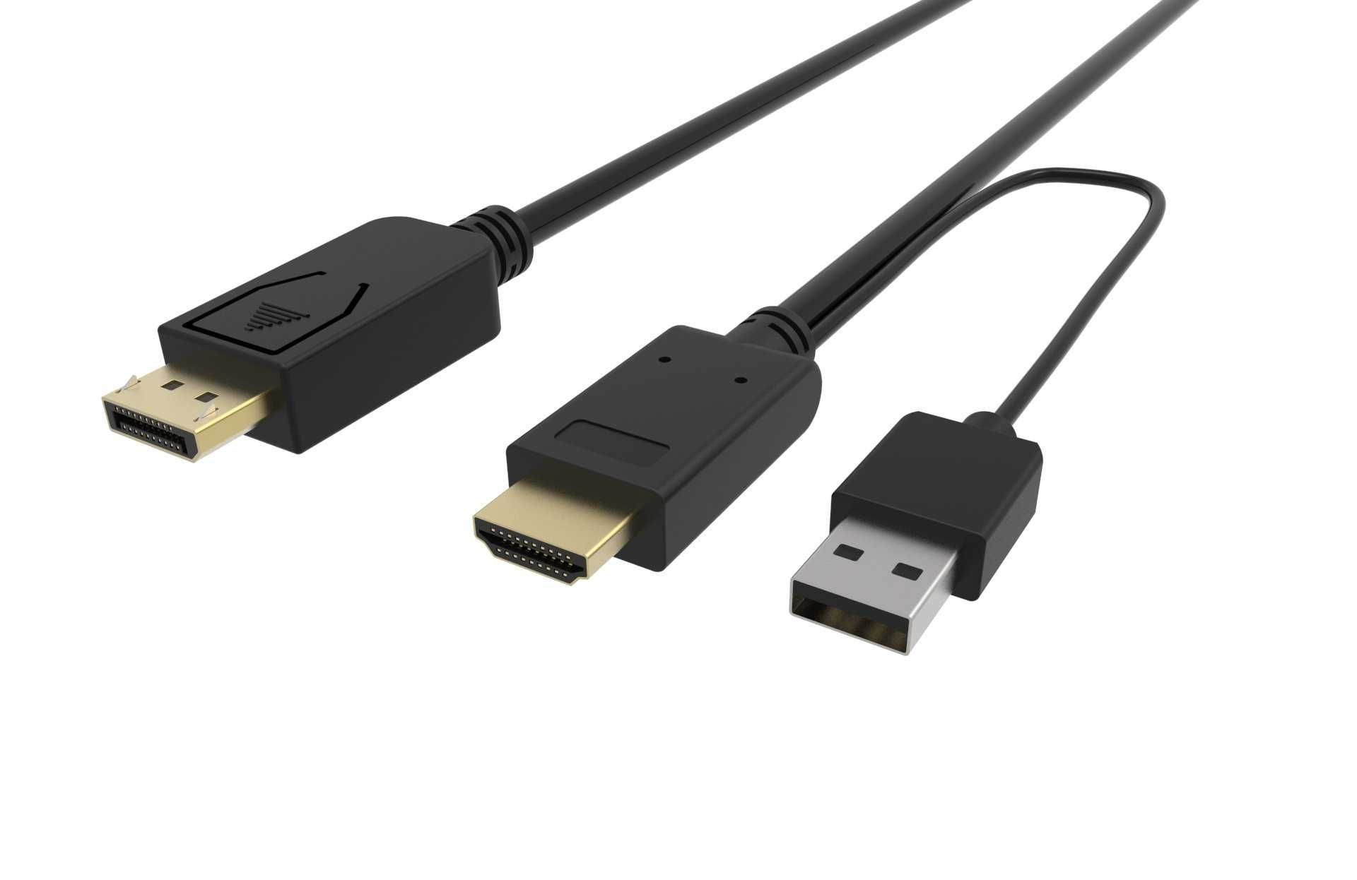 Кабел HDMI - Display Port 4K 2160p + Гаранция