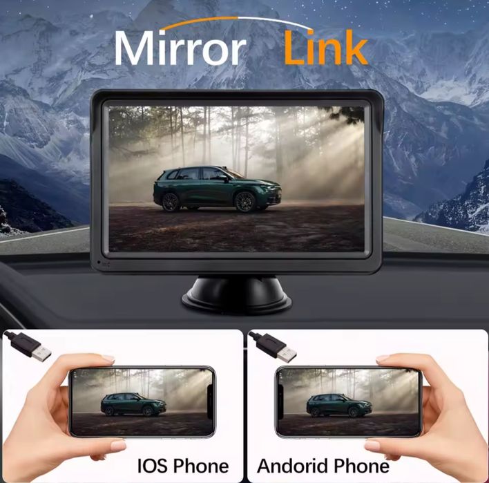 Car multimedia player carplay android auto