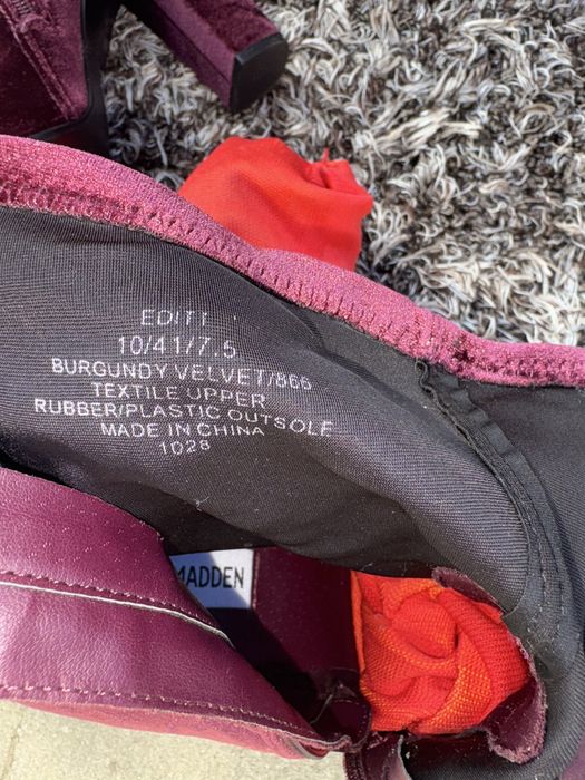 Botine de sama din catifea