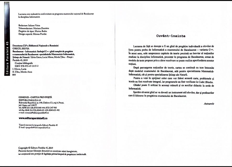 Culegere Bac Informatica Paralela 45