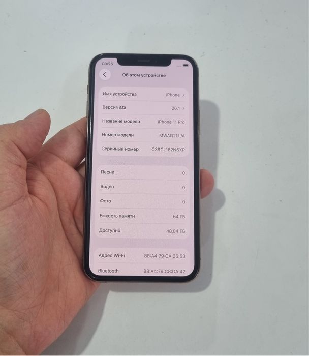Iphone 11 pro Gold ideL holati