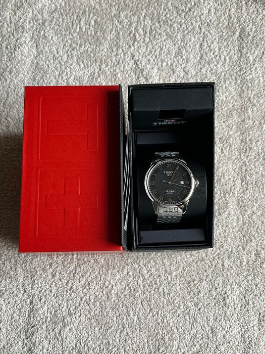 Ceas Tissot Le Locle Automatic Black, Bratara Metalica