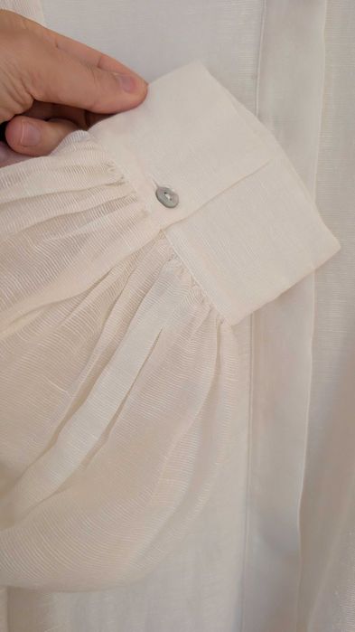 Рокля Massimo Dutti, лен и коприна