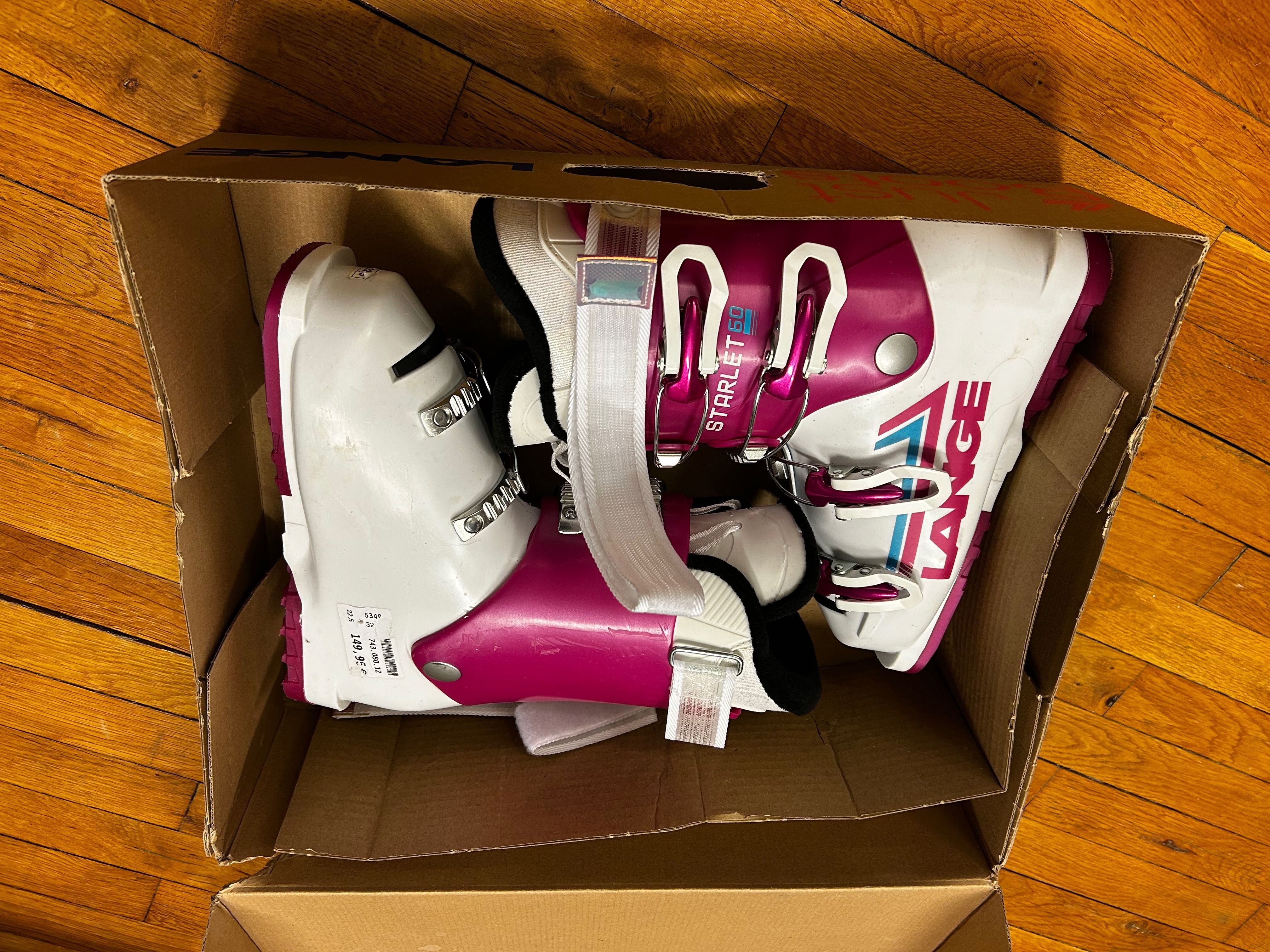 Детски ски обувки Lange Starlet 60, size 22.5 mondo