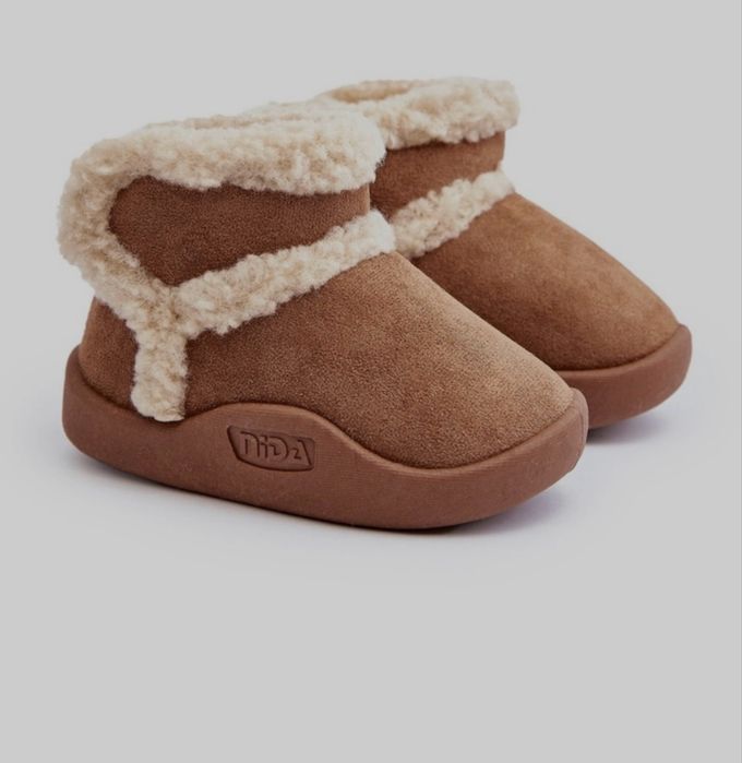 Детски Боти с велкро закопчаване - кафяви