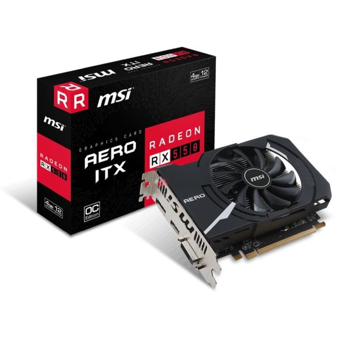 Видеокарта MSI RX 550 4GB